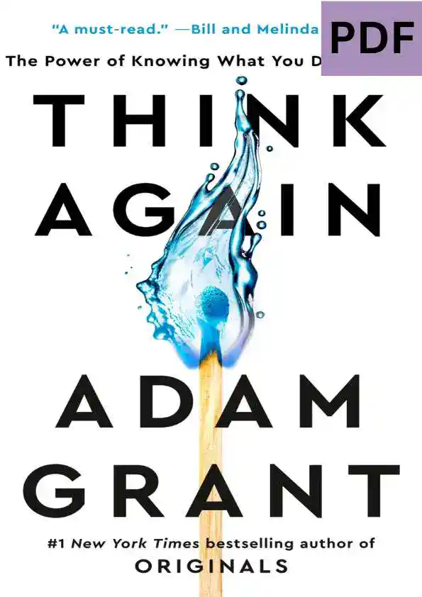 Think Again by Adam Grant PDF