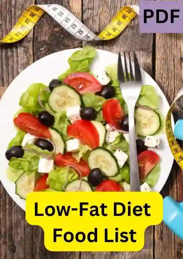 Low-Fat Diet Food List