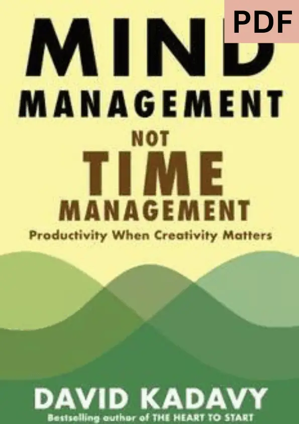 Mind Management Not Time Management