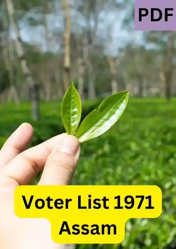 Voter List 1971 Assam