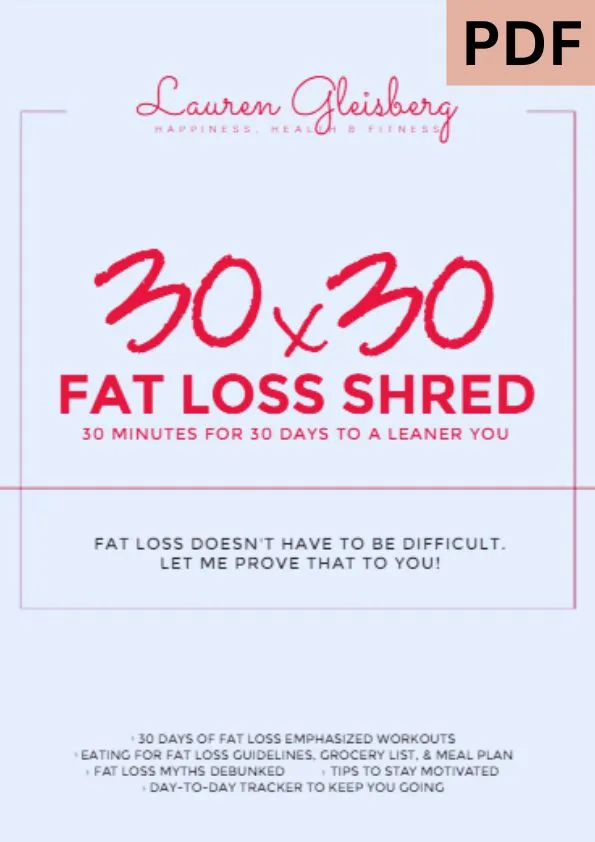 30x30 Fat Loss Shred