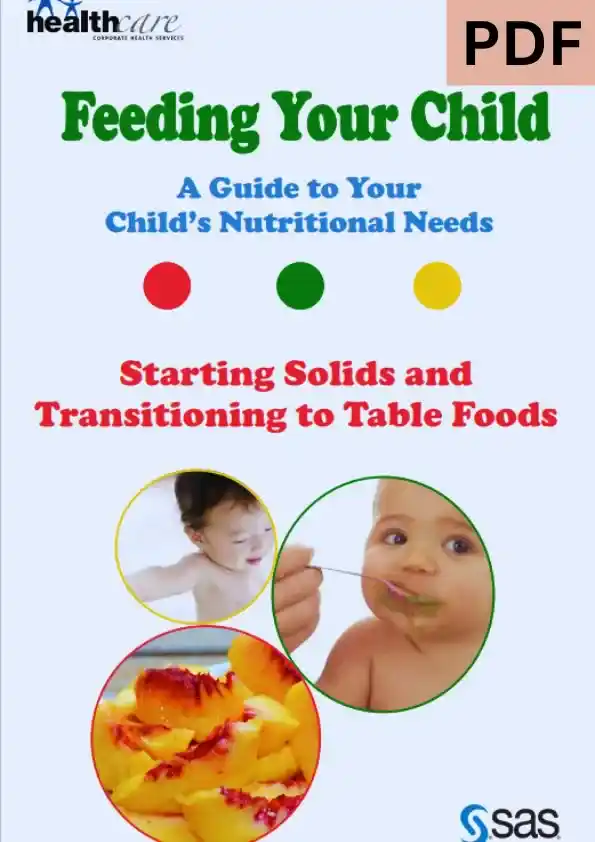 6 To 12 Months Baby Food Chart