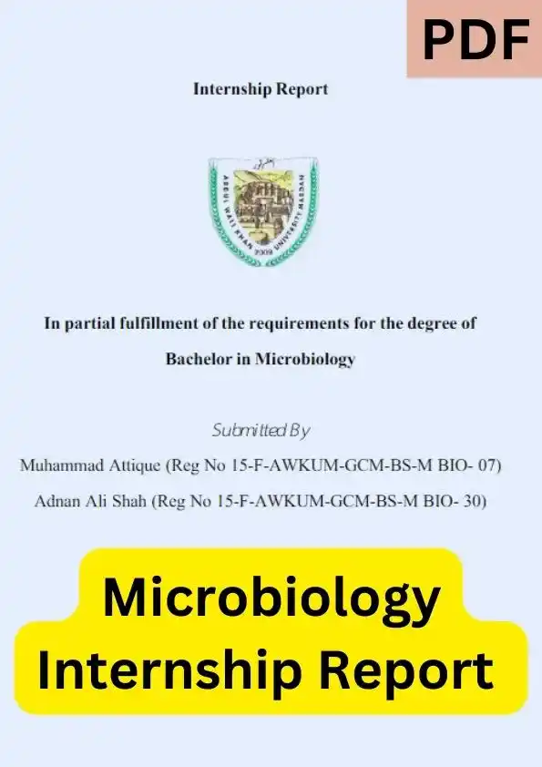 Microbiology Internship Report